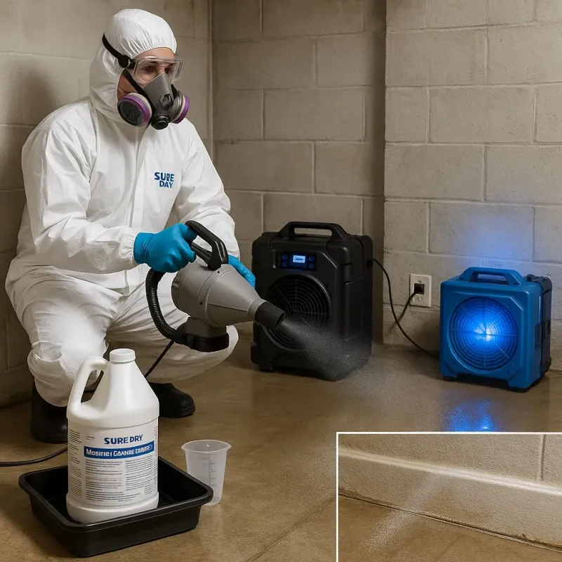 Sanitization and Odor Removal process in Mundelein, IL